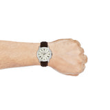 Fossil Grant Chronograph Leather Watch for Men FS4735