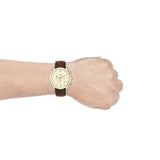 Fossil Neutra Chronograph Leather Watch for Men FS5380