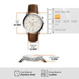 Fossil Neutra Chronograph Leather Watch for Men FS5380