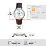Fossil Neutra Moonphase Leather Watch for Men FS5905