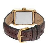 Fossil Carraway Leather Rectangular Watch for Men FS6011