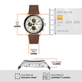 Fossil Sport Tourer Leather Watch for Men FS6042