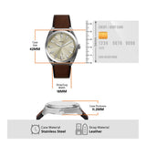 Fossil Everett Leather Watch for Men FS6071