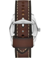 Fossil Machine Leather Watch & Bracelet Gift Set for Men FS6081SET
