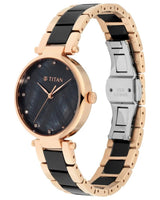 Titan Ceramic Black Dial Women’s Watch NU95061WD03