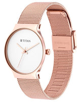 Titan Slimline Silver Dial Women’s Watch 95141WM01