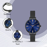 Timex Blue Dial Women Watch TWEL155SMU08