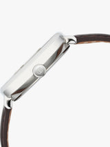 Titan Neo Curve Blue Dial Brown Leather Watch for Men NS1885SL03