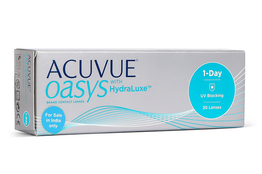 Johnson & Johnson Contact Lenses 1-Day Acuvue OASYS With HydraLuxe Technology (30 Lenses Box)