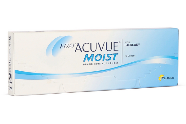 Johnson & Johnson Contact Lenses 1-Day Acuvue Moist (10 Lenses Box)