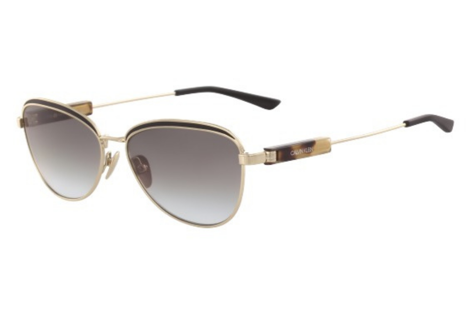 Calvin Klein Retail CK19314S Sunglasses Gold / Brown Gradient Women's –  AmbrogioShoes